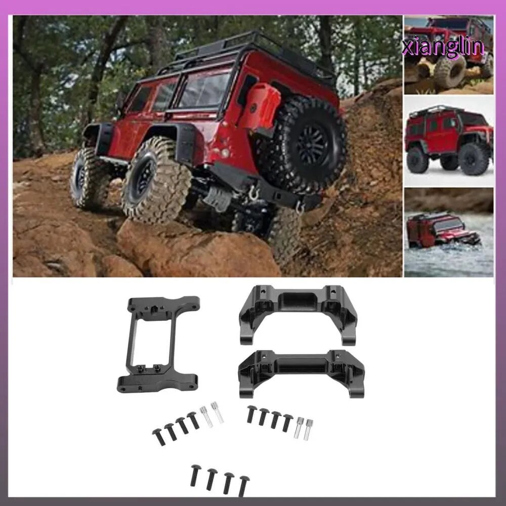 RC Bumper Mount Servo Mount Set, легкий и прочный, для Traxxas 1/10 RC Crawler Car