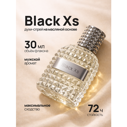 фото Духи древесные по мотивам блэк икс эс, black xs мужские стойкие 30 мл crazydankos