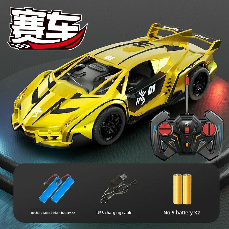 Lamborghini RC гоночный автомобиль с двойными дверьми и светодиодными фарами, 2 аккумуляторные батареи, электрическая
