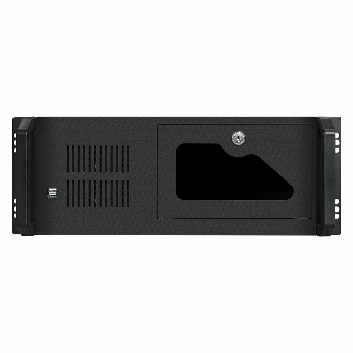 Корпус серверный Exegate EX254717RUS, без БП, 7 слотов, высота 4U, черный