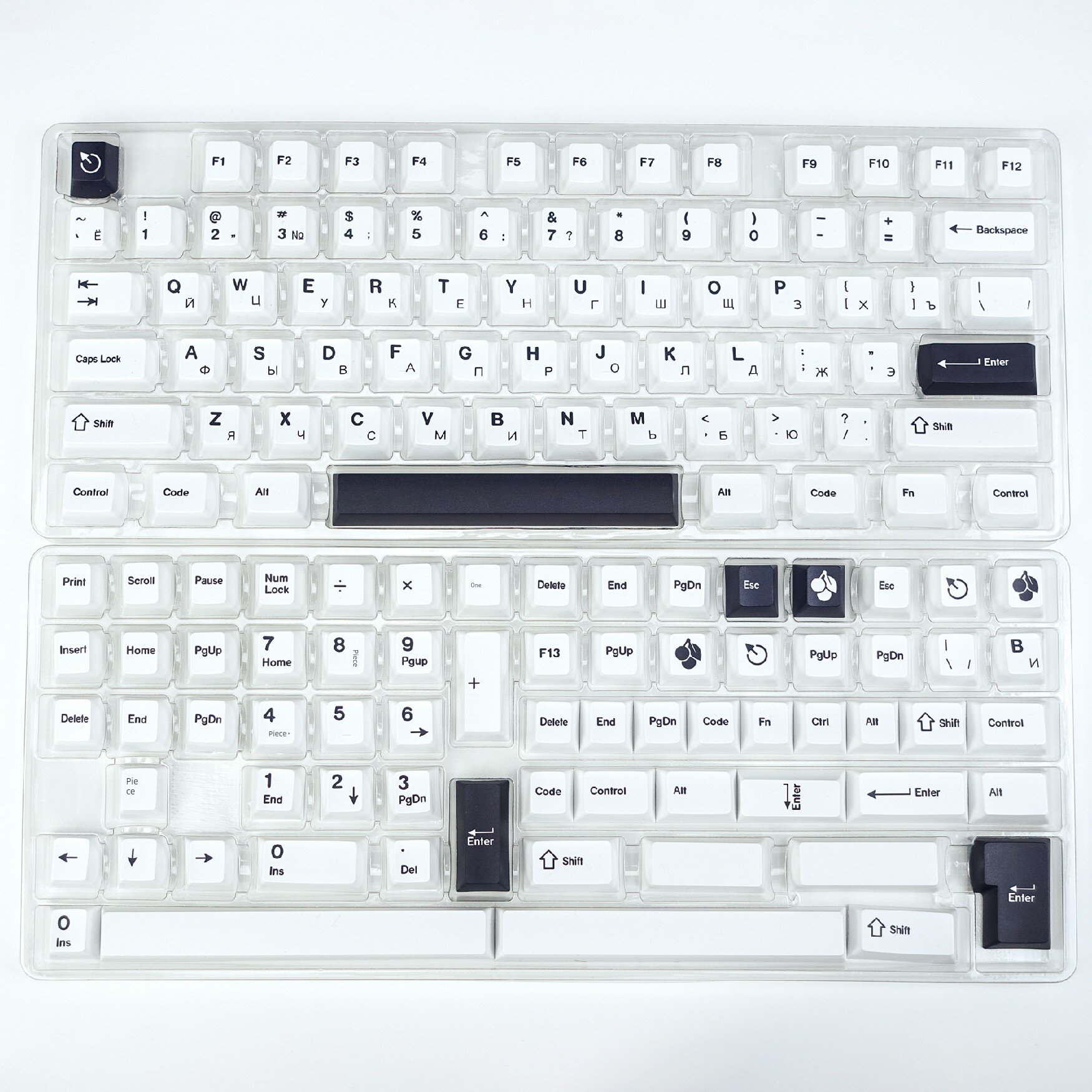 KBDiy GMK BOW 65-клавишная механическая клавиатура с ключами из ПБТ, 5-стороннее тиснение, русская раскладка, в коробке
