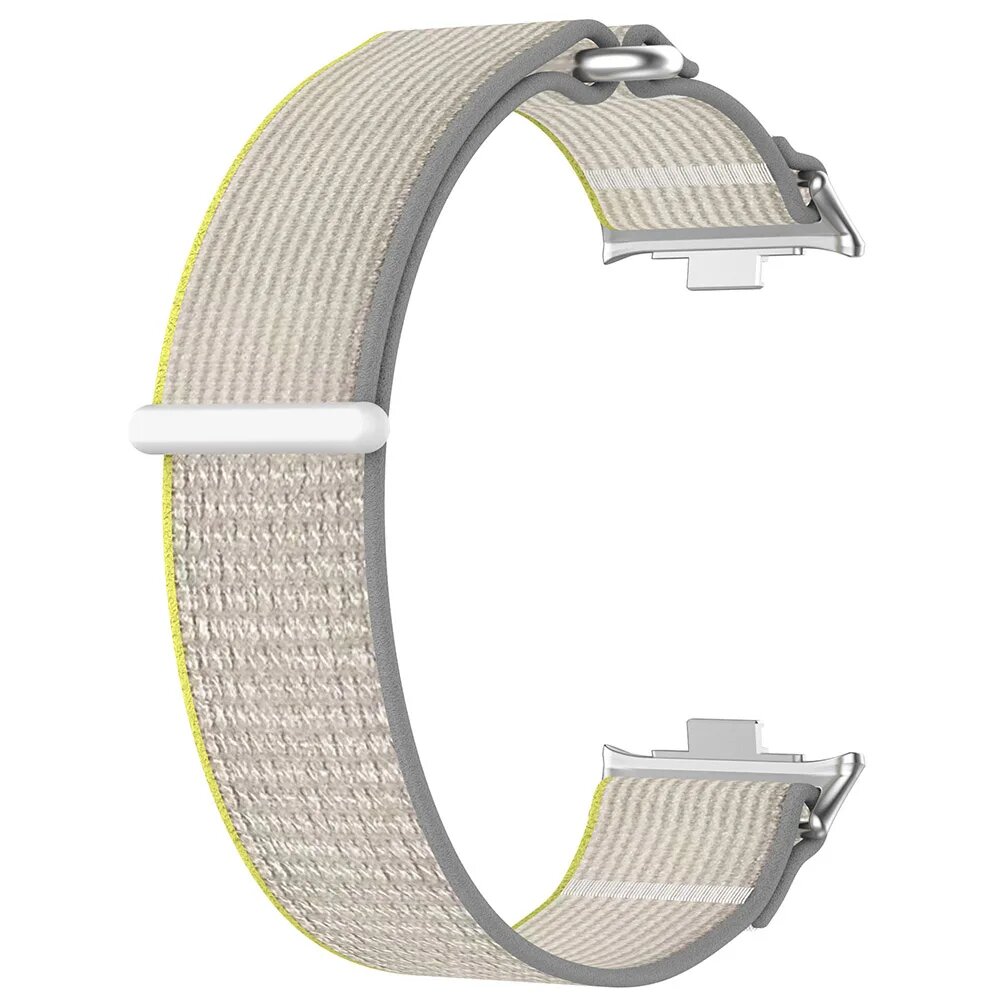 Нейлоновый ремешок Xiaomi Band yellow gray