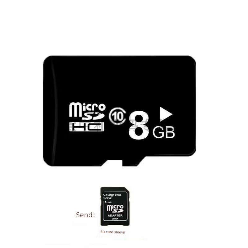 8GB карта памяти TF с чехлом для камер Sony CCD, совместимая с картами SD и TF