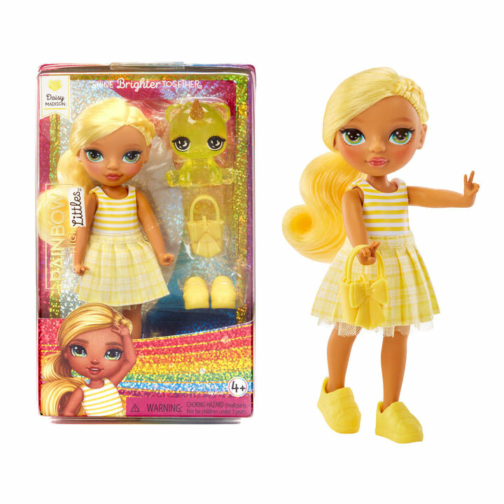 Rainbow High Littles Daisy Madison Yellow кукла 5.5" подвижная волосы для причесок