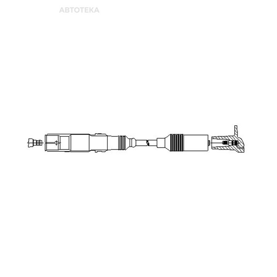 Провод высоковольтный Audi/Seat/VW 70cm BREMI 17170