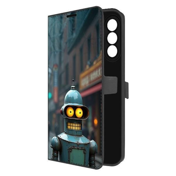 Чехол для смартфона, телефона Krutoff Samsung Galaxy A56 5G Футурама: Бендер 3D
