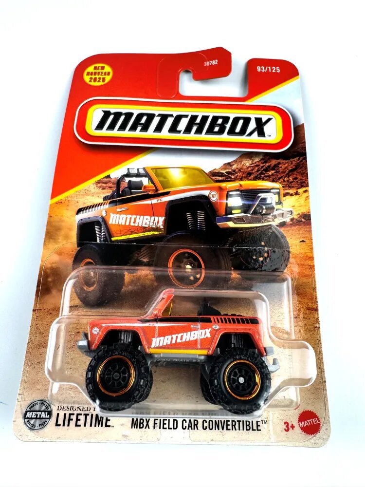 Машинка Matchbox 2025-30782 Basic Car: Mbx Field Car Convertible
