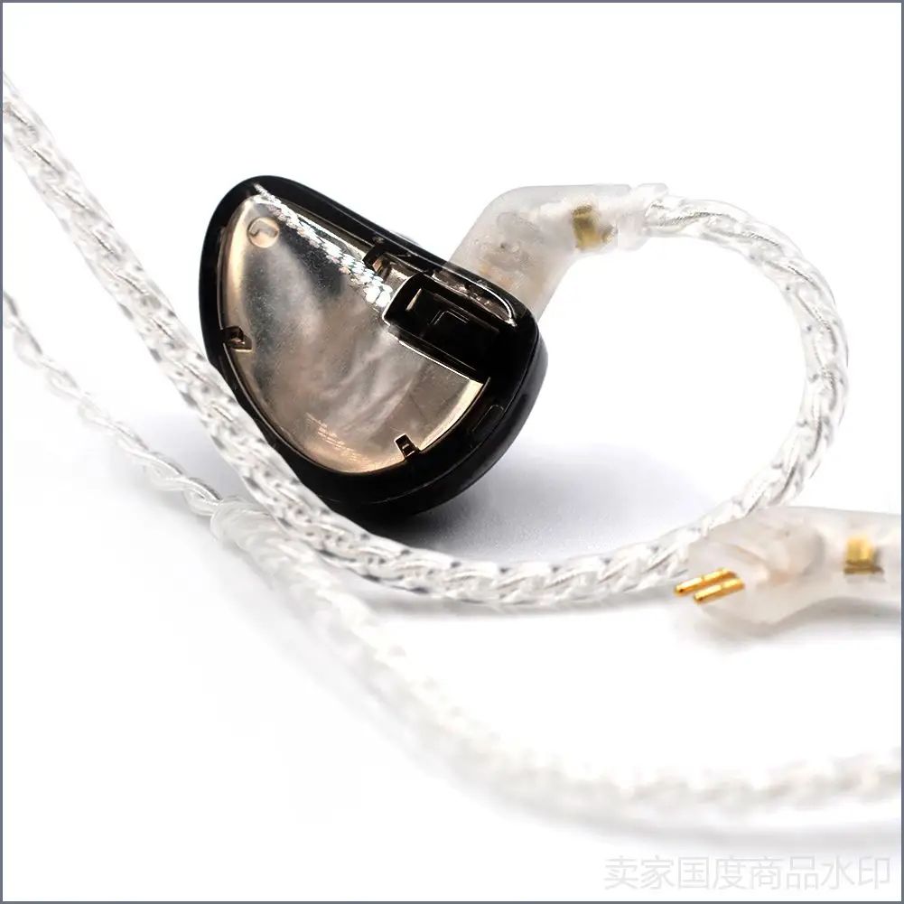 Наушники проводные KZ C Without mic, Bluetooth, 3.5 мм, белый