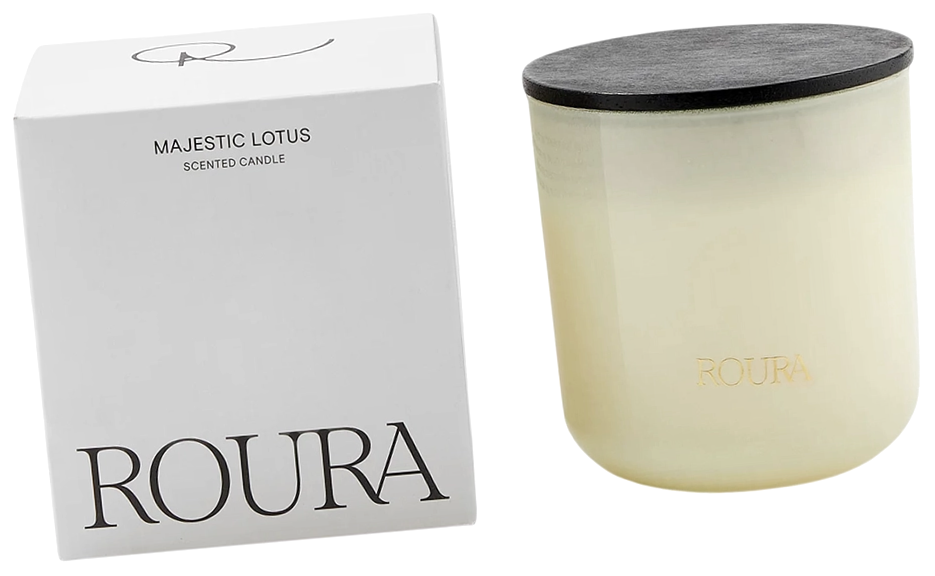 Парфюмированная свеча Рура Маджестик Лотус 830 гр / Roura Majestic Lotus