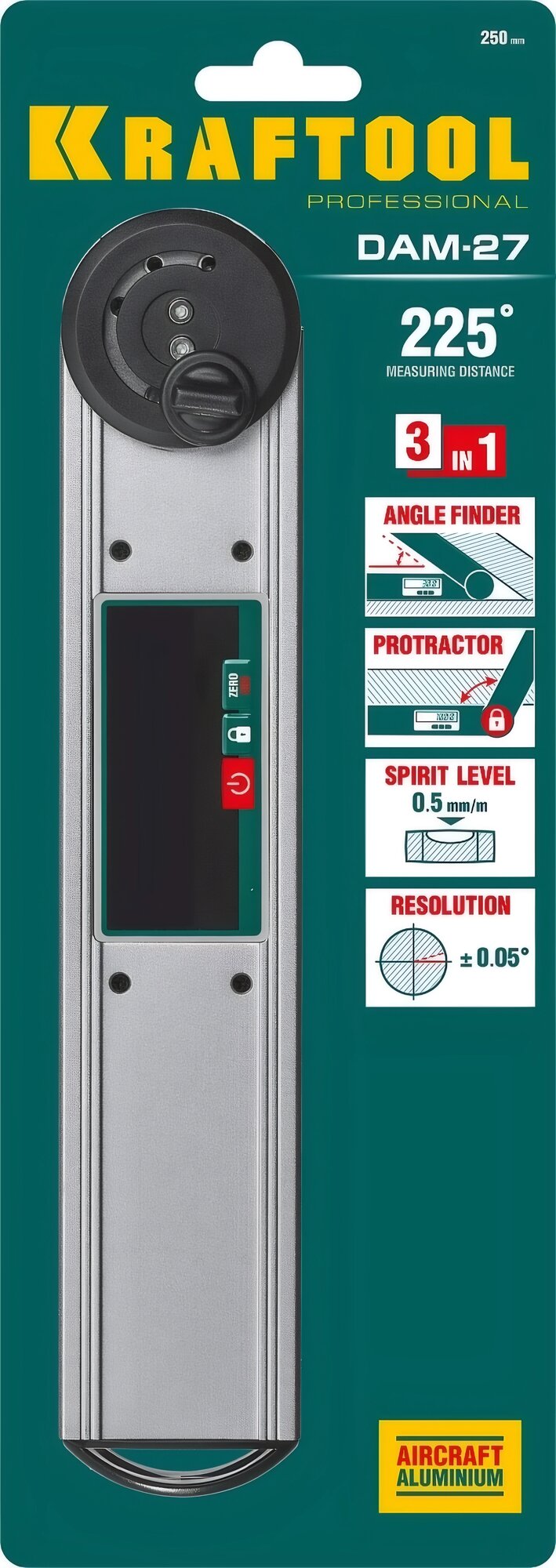 Электронный угломер KRAFTOOL 34684 — фото 1