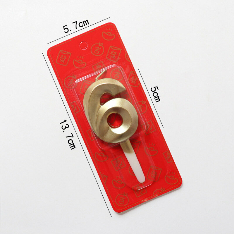 Свечи в форме цифр на день рождения. Каждая цифра имеет индивидуальный дизайн и смотрится на торте ярко и красиво