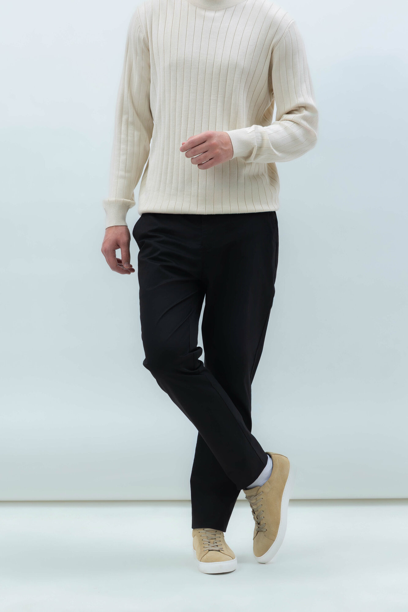 Брюки чинос TERRA PRO, размер 34, black