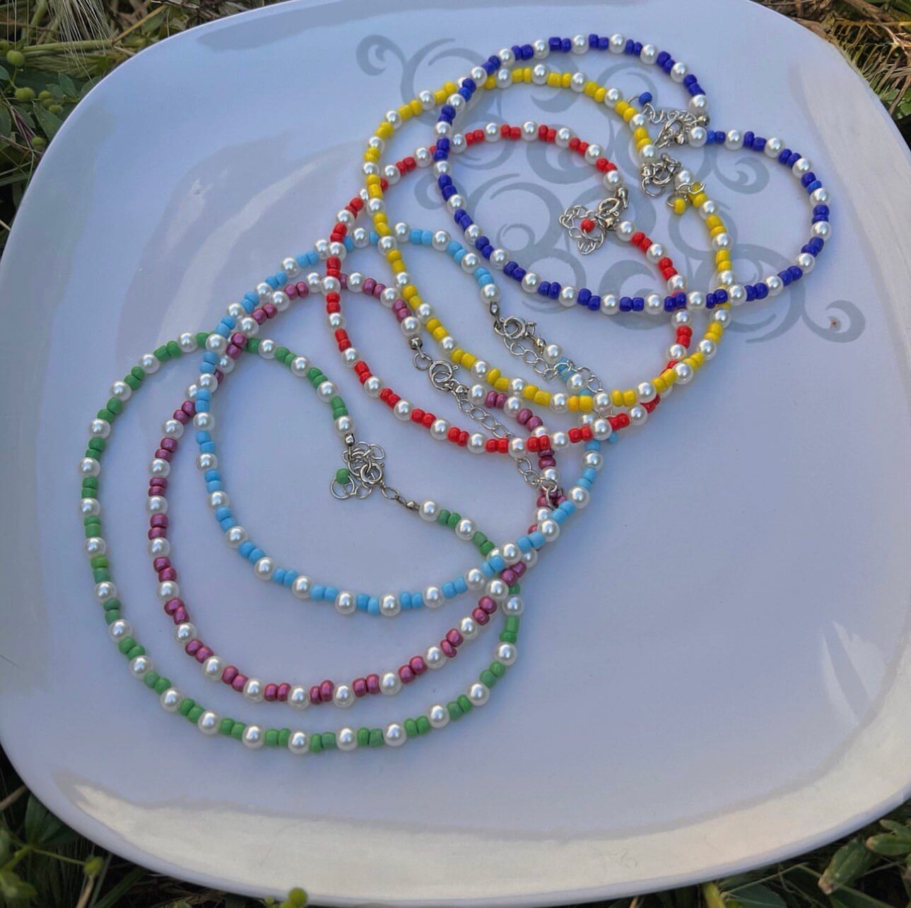 Цепь, 1 шт., длина 30 см, желтый — фото 1