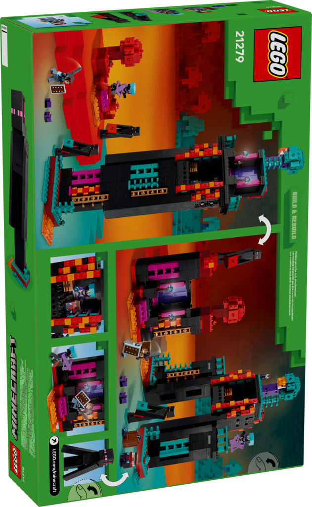 Конструктор LEGO Minecraft Башня Эндермена 21279, 867 деталей, от 9 лет — фото 1