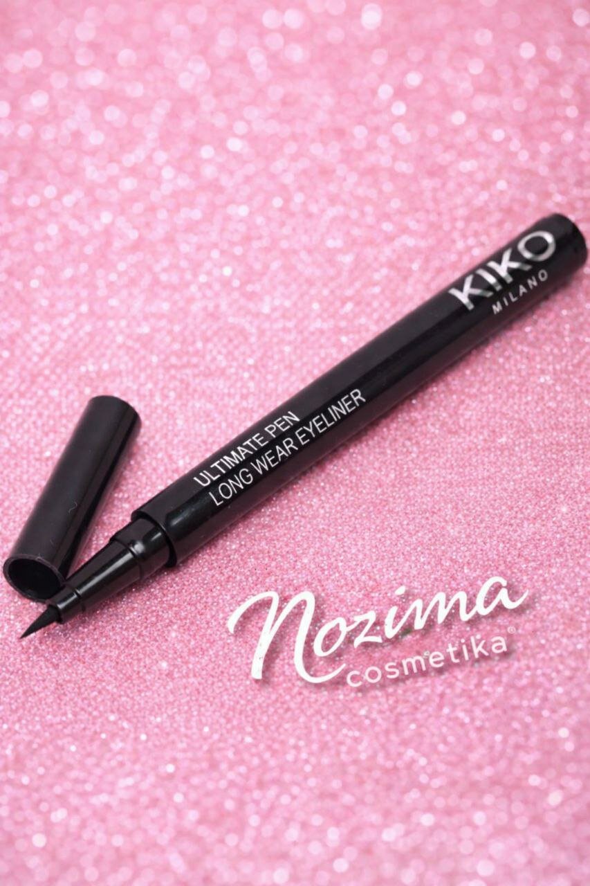 Подводка-фломастер для глаз KIKO Milano Winged Eyeliner, черная, водостойкая