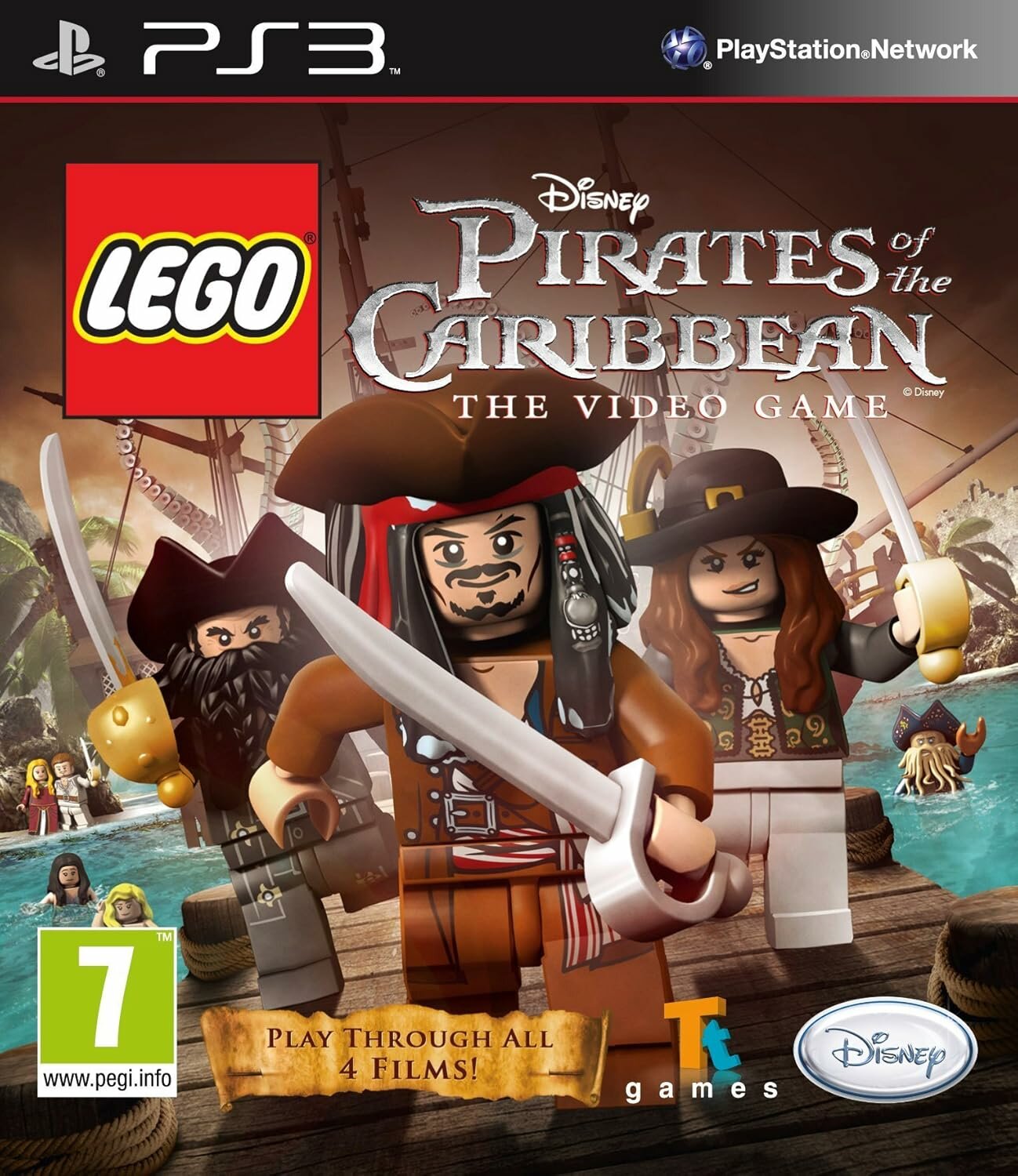 Игра по мотиву Lego Пираты Карибского моря. Издание на диске. Русская версия на ps3.