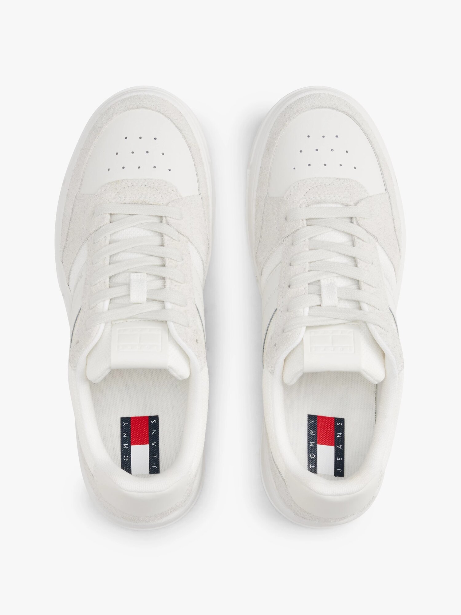 Кеды Tommy Jeans, размер 41 EU, белый/серый — фото 1