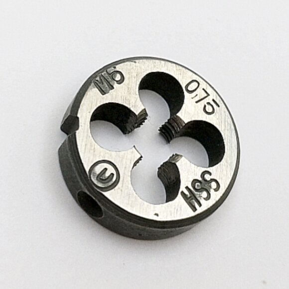 Плашка М6,0х0,75 HSS (D20мм, L5мм)