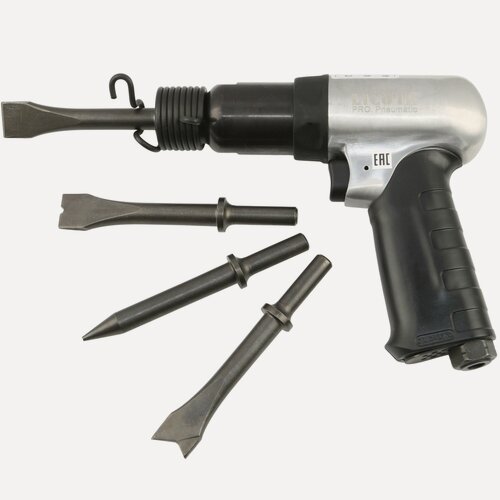 Изображение товара Licota PAH-20029R Пневматический молоток с 4-мя зубилами 190 мм Энерг. уд. 7,2Дж