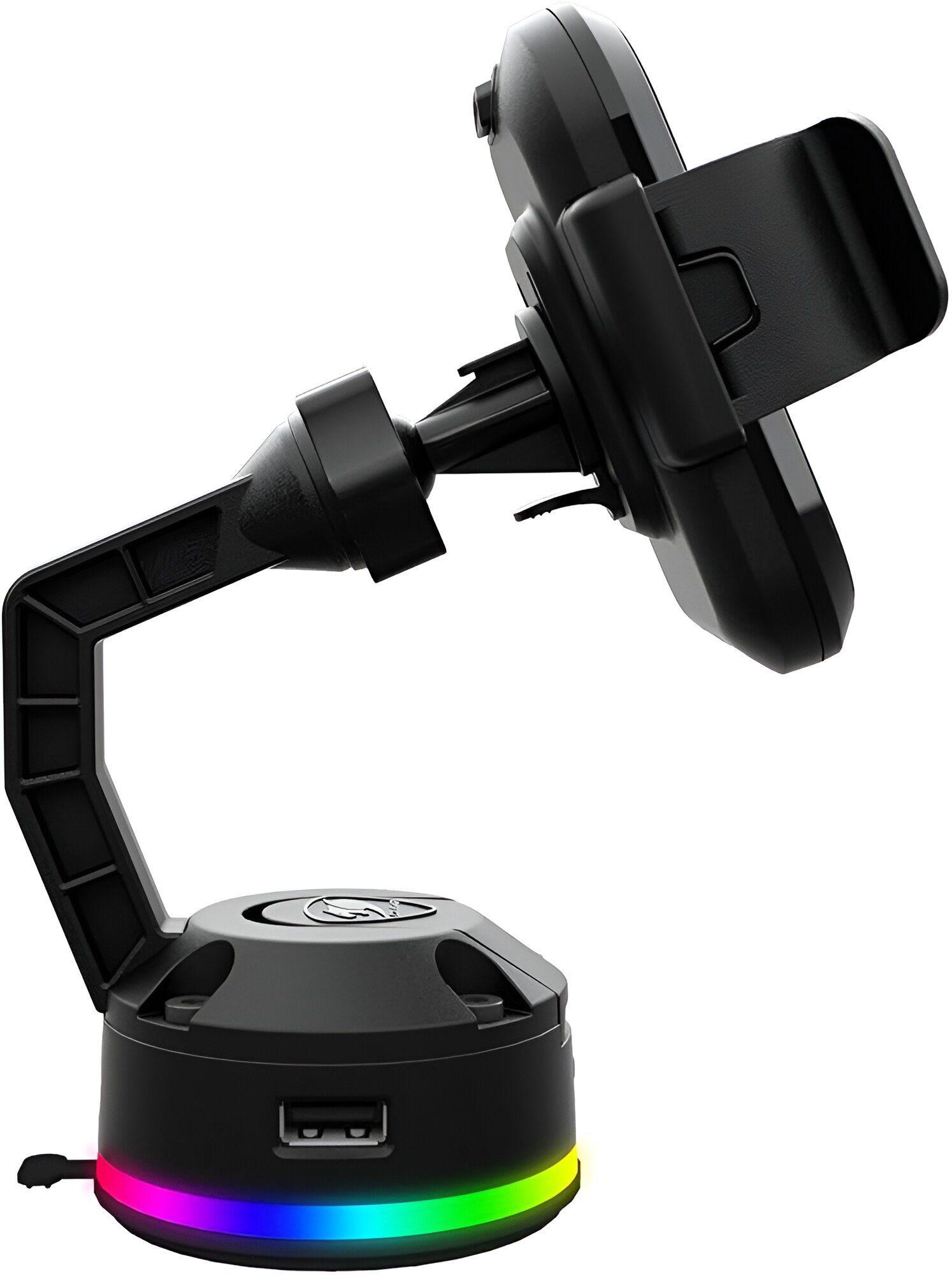 Беспроводное зарядное устройство COUGAR Bunker M RGB с держателем для мыши и RGB подсветкой