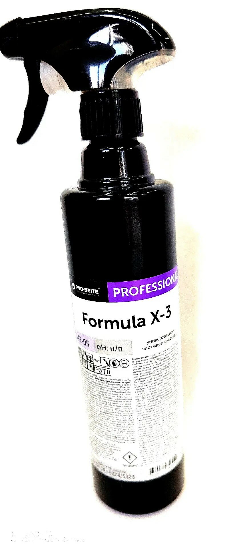 Средство для удаления остатков скотча Pro-Brite: Formula X-3 0,5л (арт.142-05) — фото 1