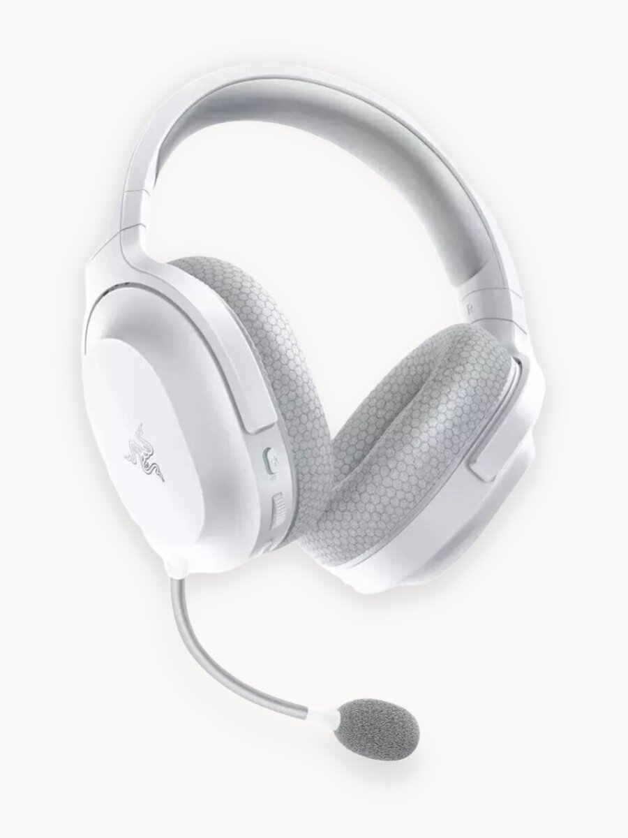 Barracuda X 2022 white, беспроводные, накладные, с микрофоном, 50 часов работы