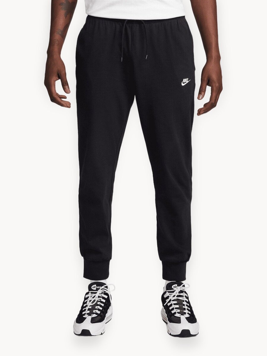Брюки джоггеры NIKE Club Knit, размер M INT, черный