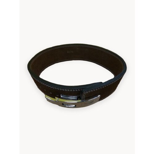 Пояс для пауэрлифтинга RDX (кожа, нубук) коричневый XL (98-114 см)