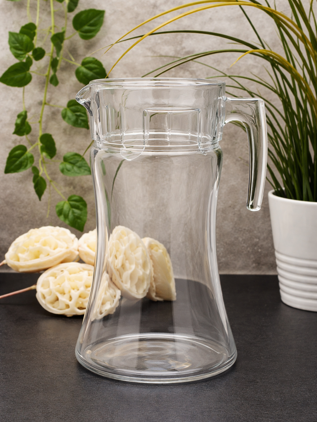 Кувшин стеклянный PASABAHCE AZUR 4301800 1,4 л с крышкой для воды и напитков