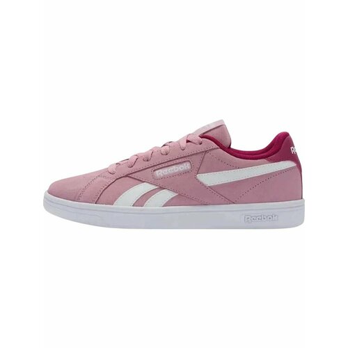фото Кеды reebok court retro w, полнота f (eu)/ на среднюю стопу, размер 8 us, розовый/белый