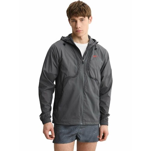 фото Ветровка reebok lab running jacket, размер m, серый