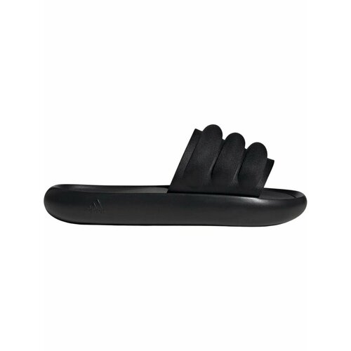 фото Шлёпанцы adidas adilette zplaash, размер 6 uk, черный