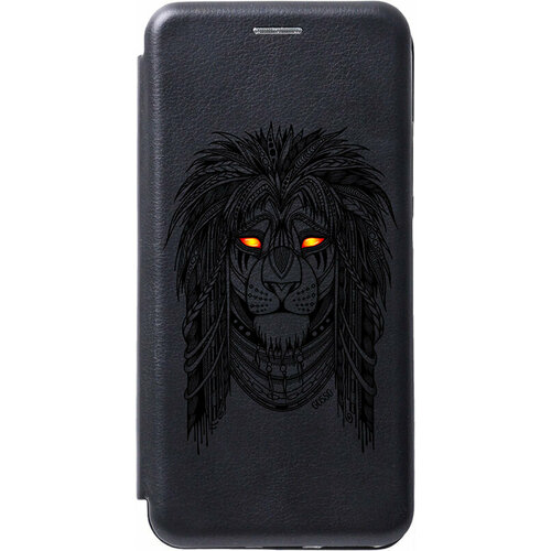 фото Чехол-книжка book art jack для samsung galaxy s20+ с принтом "grand leo" черный slvgo