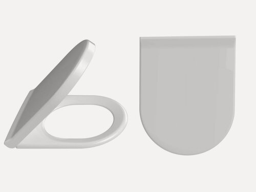 Изображение товара Сиденье для унитаза AV Engineering HALO, с микролифтом, белое, быстросъёмное