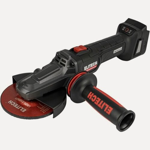 Изображение товара Шлифмашина угловая аккумуляторная Elitech HD Professional ELITECH HD CAG 2012DSL 20 В, 125 мм, без АКБ и ЗУ, 210317