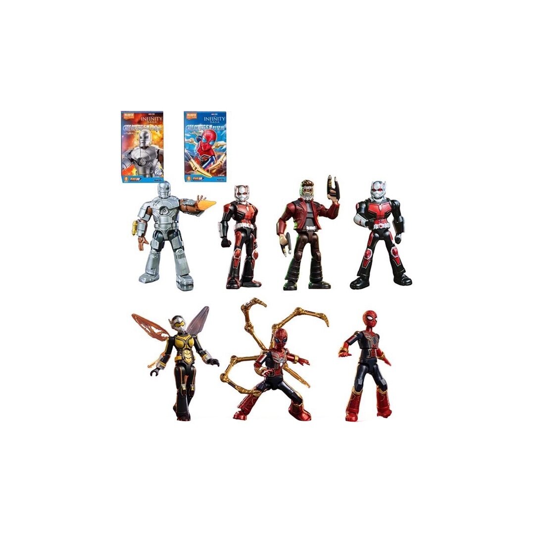 Blokees Marvel Characters Герой Superstar Edition Volume 2 Сюрприз-бокс 1 Слепой бокс Целая коробка 9 шт