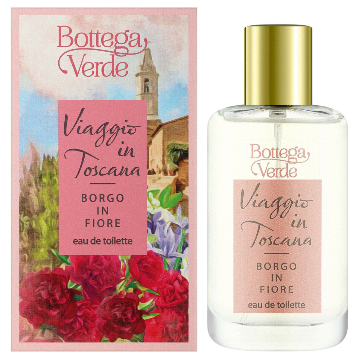 Туалетная вода Bottega Verde Viaggio in Toscana Borgo In Fiore восточный цветочный аромат, 100 мл