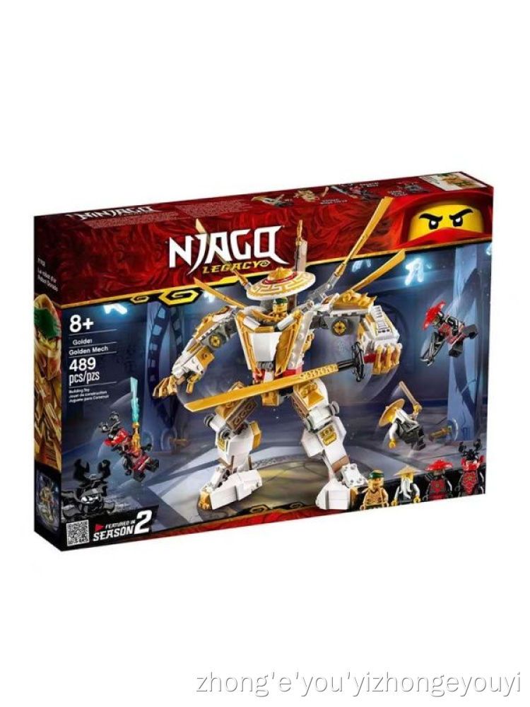 Конструктор Ninjago Golden Mech 489 деталей для мальчиков 8+ Years Золотой мех NINJAGO Legacy Season 2