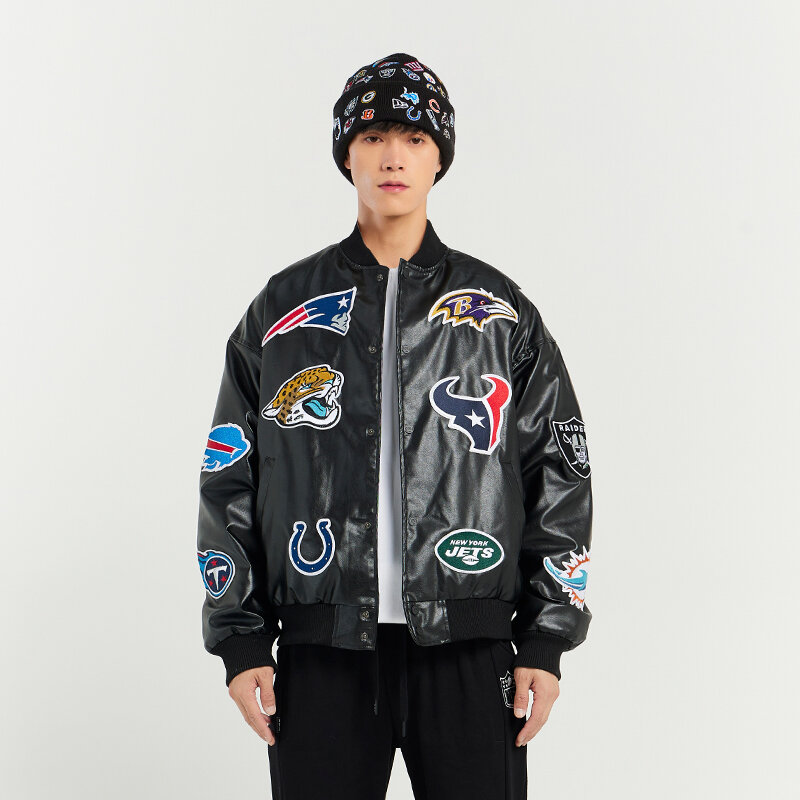 Куртка кожаная NFL