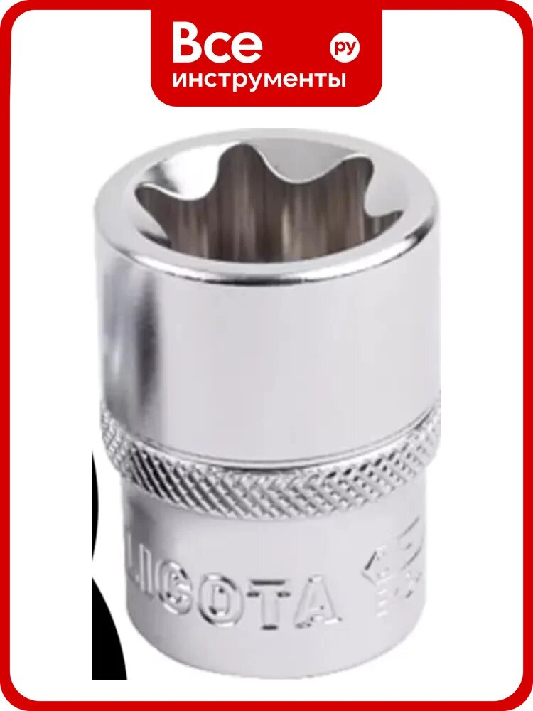Головка Licota 1/2, E22, торцевая, E-профиль E422