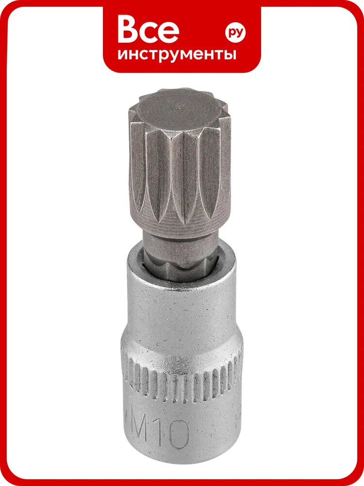 Головка-бита Rockforce 12-гранная 1/4, M10 RF-3283210(65239)