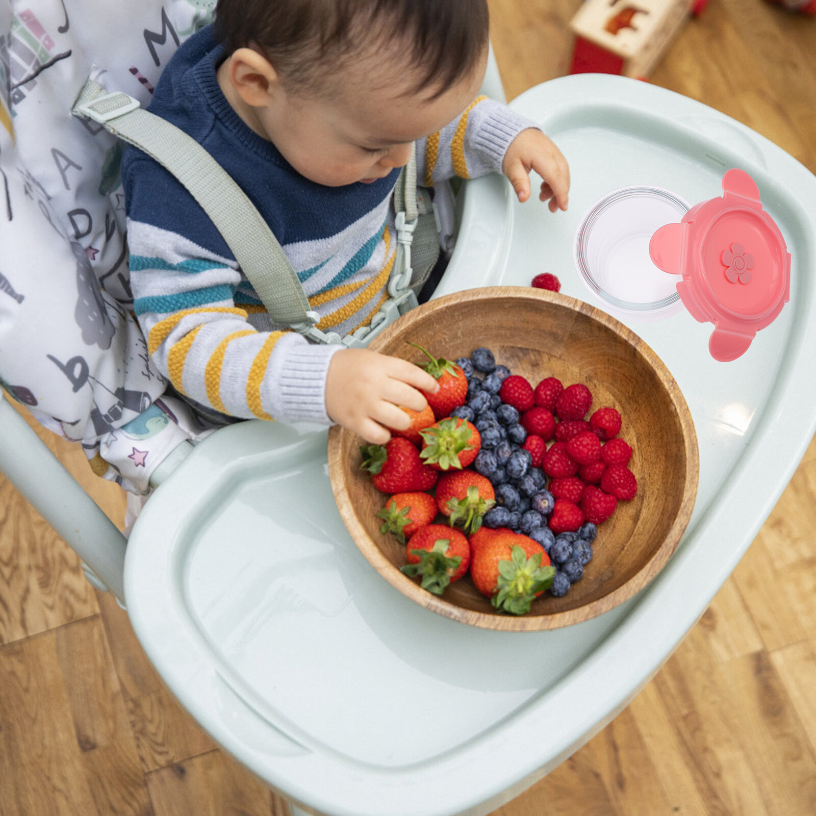 Детские Продуктовые Коробки Из Стекла 2 Штуки Для Хранения Еды В Холодильнике 9.00X9.00X7.00Cm