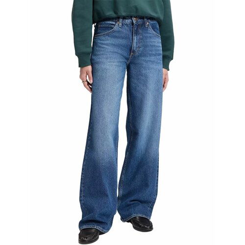 фото Джинсы lee women rider loose jeans, размер 32/31, синий