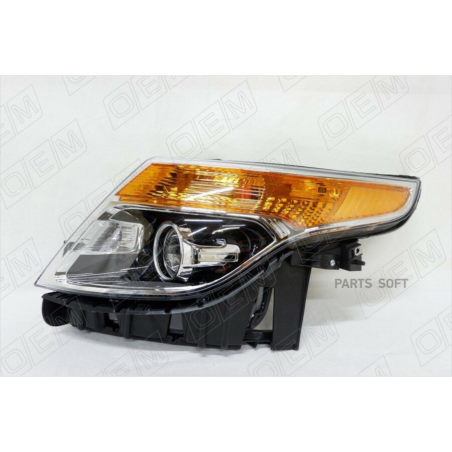Фара левая Ford Explorer 5 U502 2010-2015, без кор от официального дистрибьютора, OEM, артикул OEM0121FL