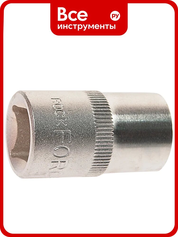 Головка торцевая 6-гранная 15 мм, 1/2", L=38 мм ROCKFORCE RF-54515(11669)