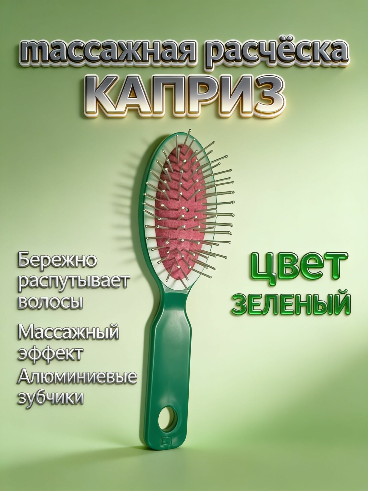Расческа для волос массажная "каприз"