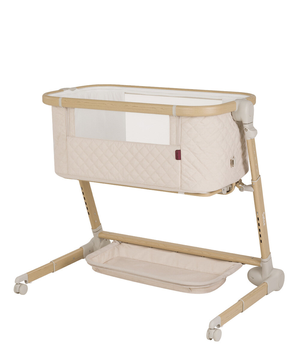 Кроватка приставная Carrello Salsa CRL-16507 Cremio Beige(размер спального места 82 см*41)
