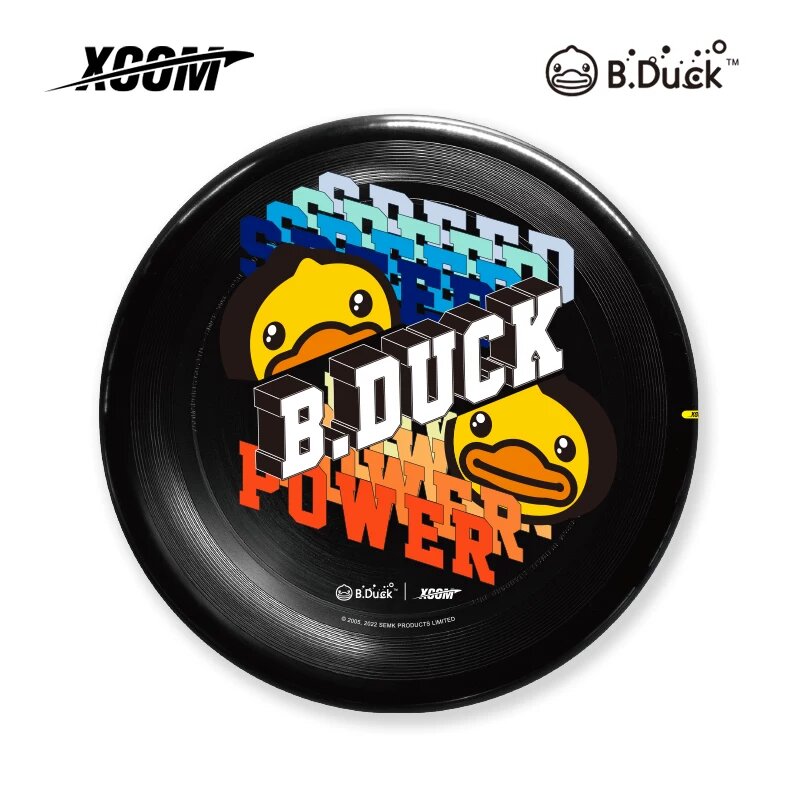 XCOM x B.Duck Ducky Лимитированная серия Диска для Открытых Спортивных Игр, 175г, Черный Цвет Подарок