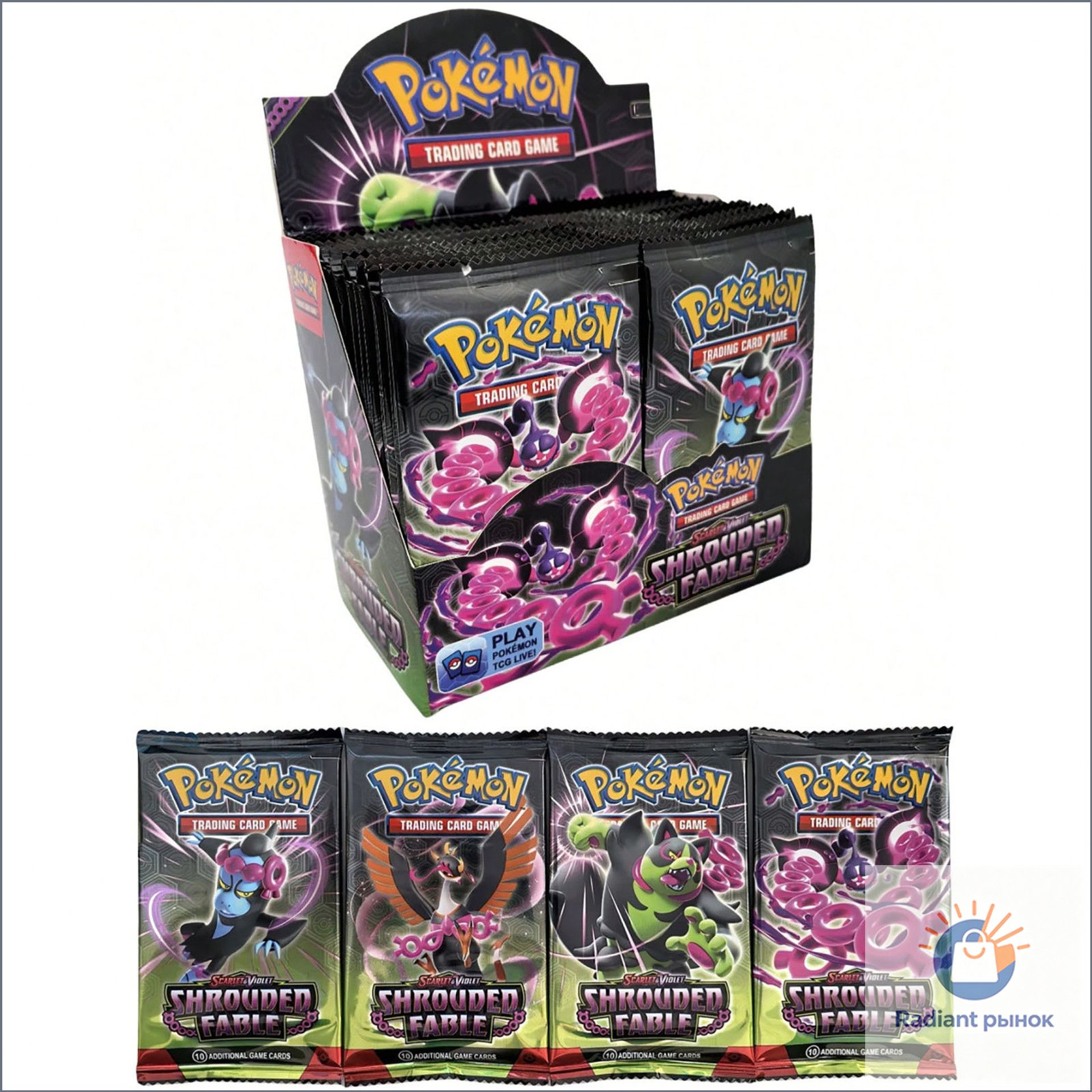"Pokemon" Покемон Карты, пакеты пополнения карт, наборные карточки,10 шт.