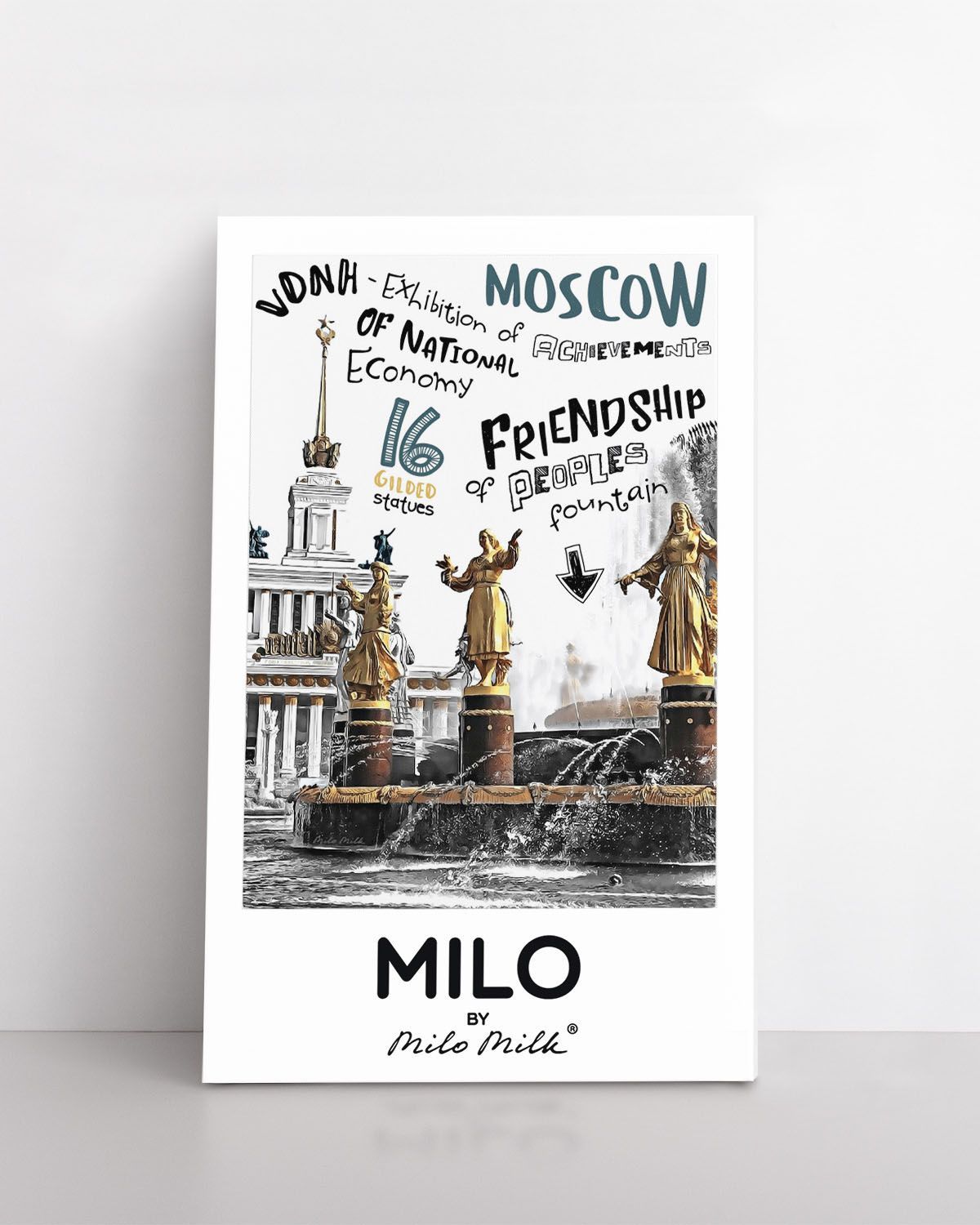 Сувенирный магнит Москва / Moscow "ВДНХ"